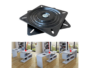 Piastra Girevole Quadra con Sfere Acciaio Nero mm.175x175  | GTV - immagine 3